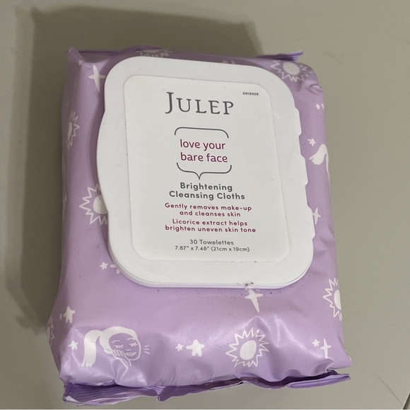 Julep Makeup Remover Face Wipes, Exfoliating 30 Ct. Sealed new - Picture 1 of 1